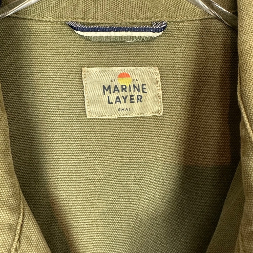 Marine Layer Gracey Chore Coat with Rainbow Embroidery Small - Picture 5 of 12